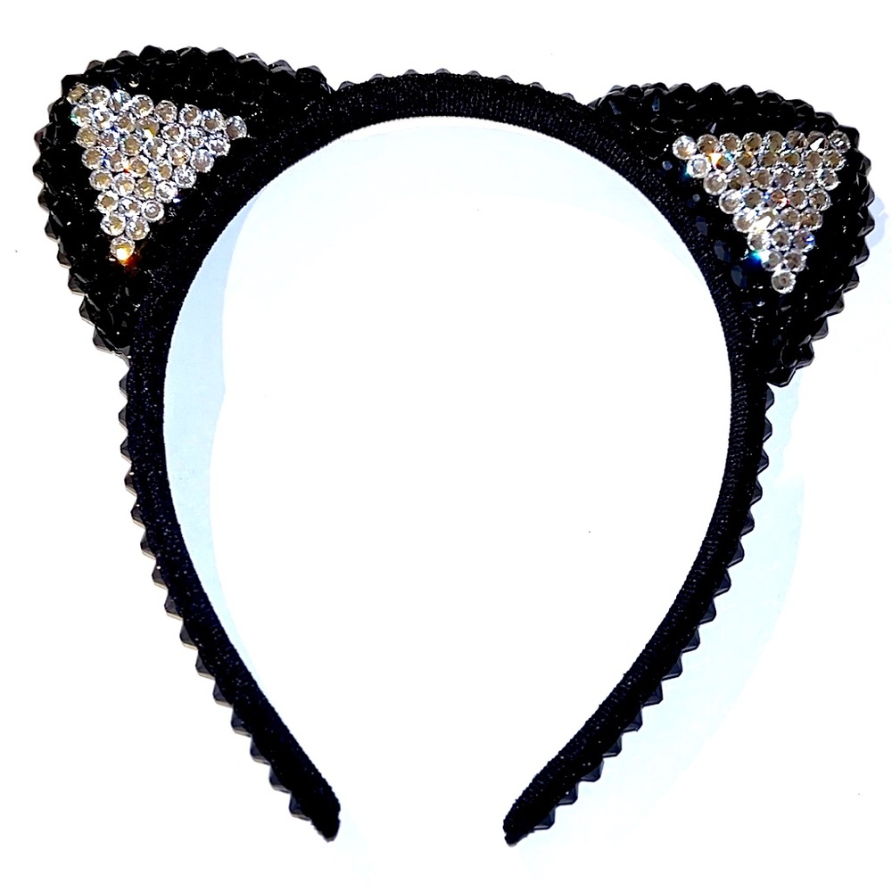 💎😻 Swarovski Crystals Cat Ears Headband 😻💎 BRAND NEW/NEVER WORN